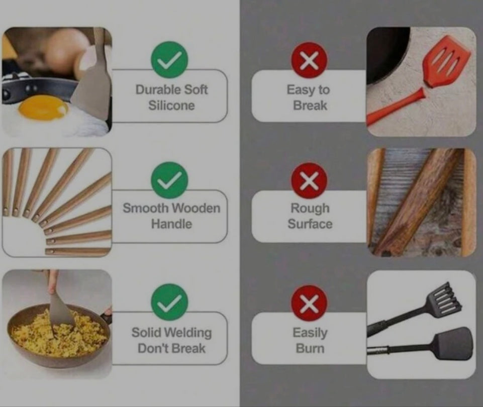 Silicone Kitchen Nonstick Utensils