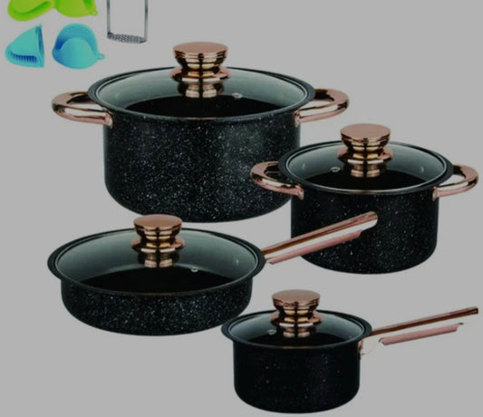 Eco Friendly Kitchenware 8Pcs Nonstick Cookset